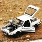 1:32 Alloy Metal Diecast Model Inital Toy White black Car RX7 Pull Back Light