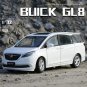 1:32 Buick GL8 MPV white Car Alloy Model Diecast Toy Vehicles Sound And Light