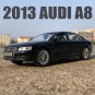 1:32 Alloy black Car Model Miniature 2013 Audi A8 Classic Metal Vehicle Toy