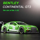1:32 Alloy Mini green Car Model Bentley GT3 Toy Diecast Vehicles Pull Back