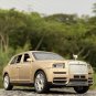 1:32 Rolls Royce Cullinan SUV gold Car Sound And Light 7 Doors Can Be Opened Toys