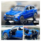 1:32 Benzs GLC 400e SUV blue Car Alloy Model Diecast Toy Vehicle Sound and Light