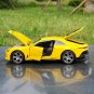 1/32 Diecast New Mulliner Luxury yellow Car Alloy Model Simulation Sound Light Toy