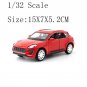 1:32 Macan Turbo SUV red Car Alloy Model Diecasts Miniature Pull Back Sound Toy