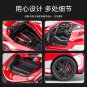 1:32 Ferrari 488 Supercar Alloy Red Car Diecasts Toy Sound and light Pull back