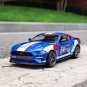 1:34 Ford Mustang GT 2018 blue Car Model Diecasts Toy Sound And Light Pull Back