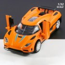 1:32 Koenigsegg Agera Supercar Alloy orange Car Toy Diecasting Sound and Light