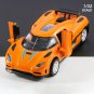 1:32 Koenigsegg Agera Supercar Alloy orange Car Toy Diecasting Sound and Light