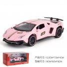 1:32 Lamborghinis LP780 SVJ Diecasts pink Car Toy Vehicles Alloy Sound Light