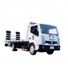 1:32 Nissan VAN Type Police White Car Trailer Metal Transporter Wrecker Truck Toy