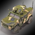 1:32 Tiger Armored Police green Car Truck Model Offroad Explosion Proof Toy