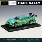 1:32 BMW M3 NO 7 rally green car model Simulation Alloy Collect toy