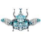 Puzzle 3D Metal Insect Brooch rhinoceros beetle Accessories Model Kits DIY Jigsaw