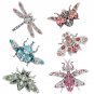 Puzzle 3D Metal Insect Brooch rhinoceros beetle Accessories Model Kits DIY Jigsaw