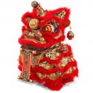Puzzle 3D Metal Red Chinese Dancing Lion Jigsaw Model Kits for Teens Brain Teaser