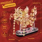 Metal 3D Puzzles Lucky Dragon Assembly Model Kits Jigsaw DIY Toy Craft 383 pcs
