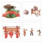 Metal 3D Tang Dynasty Scencery Set Model Building Kits DIY Jigsaw Toy For Adults