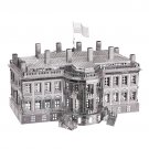 3D Puzzle Metal The White House Silver Model Building Kits Jigsaw for Teens DIY