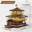 Set 3D Puzzles Golden Pavilion Assembly Kits Famous Janpan Architecture Jigsaw