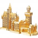3D Puzzle Metal Castle gold Model Building Kits DIY Toys Jigsaw