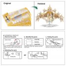 3D Metal Puzzles The Moon Palace Building Kits DIY Toys for Adult Model Kits