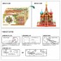 Puzzle 3D Metal Model Building Kits Saint Basils Cathedral Jigsaw Toy