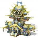 3D Metal Puzzles Chinese Ancient Buildings GAMBLING HOUSE Assembly Kit Jigsaw Toy
