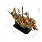 3D Metal Puzzle THE WIND BREAKER Sky Ship black Model Kits DIY Jigsaw Toy