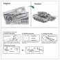 3D Puzzles Metal T 90A Tank Teenage Toys Brain Teaser DIY Building Kits