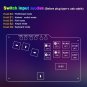 Mini Hitbox slient red WASD GP2040 CE Fightstick Game Pad Keyboard Cherry MX Switch