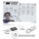 Mini Hit Box tran white keycap Fight Stick Controller Joystick Cherry White sliver Switch Arcade Sti