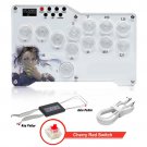 Mini Hit Box tran white keycap Fight Stick Controller Joystick Cherry White red Switch Arcade Stick