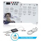 Mini Hit Box tran white keycap Fight Stick Controller Joystick Cherry White blue Switch Arcade Stick