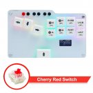 Hitbox Mini WASD GP2040 CE Fightstick Game Pad Keyboard Cherry red Switch