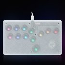 Mini Hitbox Button RGB Flatbox Arcade FightStick Hot SWAP Kailh white red Switch Arcade Stick Contro