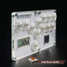 Slimbox Hitbox Brown Switch Arcade Stick Joystick Mister Tran White Keycap