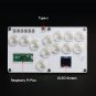 Slimbox Hitbox Blue Switch Arcade Stick Joystick Mister Tran White Keycap