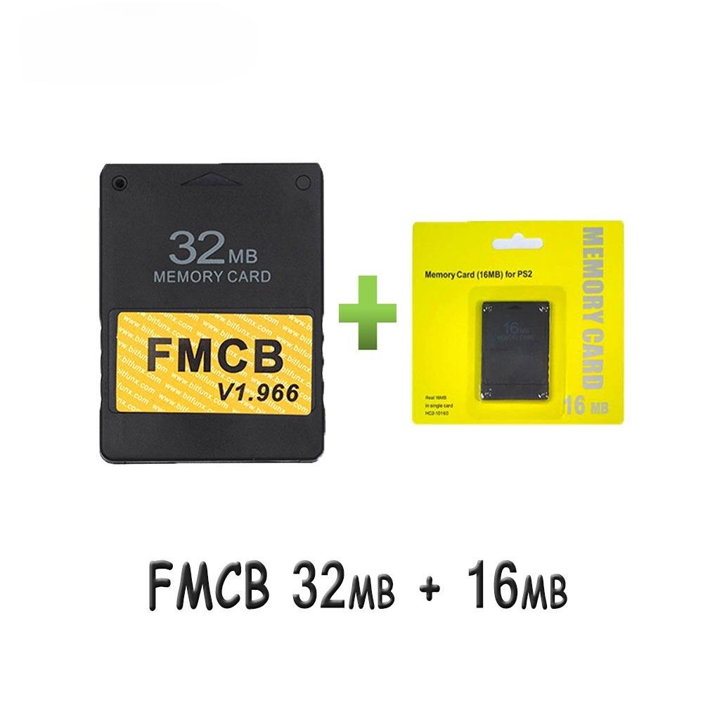 FMCB 32 MB Free McBoot Card V1.966 Memory Card Pack 16 MB