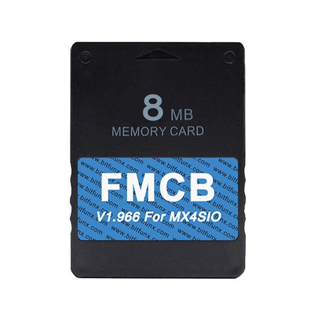 V1.966 8MB FMCB PS2 Card OPL 1.2.0 For MX4SIO SIO2SD Playstation2 Fat Consoles Game