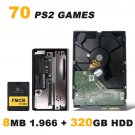 3.5" SATA Hard Disk Drives 320GB With Games PS2 plus FMCB V1.966 Memory Card 8MB For PS2 SATA HDD Ad