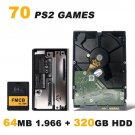 3.5" SATA Hard Disk Drives 320GB With Games PS2 plus FMCB V1.966 Memory Card 64MB For PS2 SATA HDD A