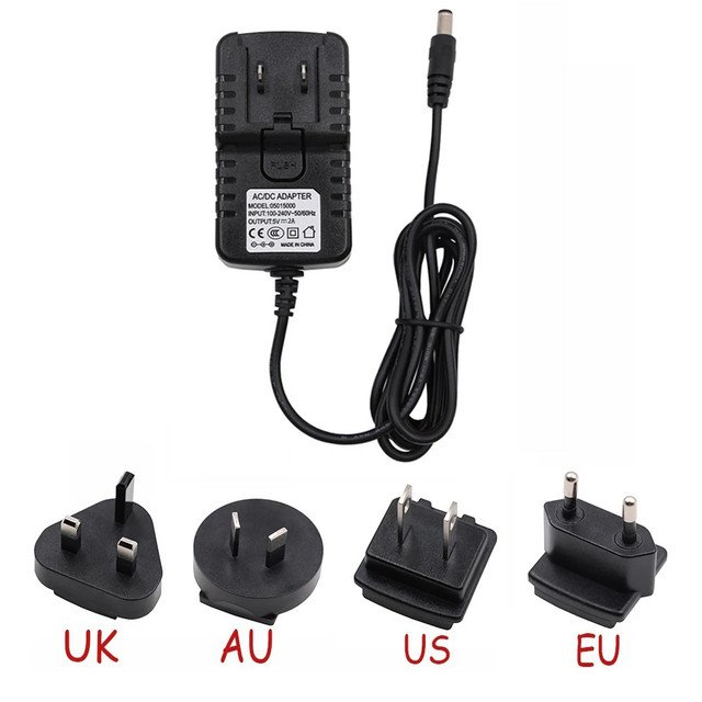 5V 2A Adapter Power Plug 5V DC Power Supply