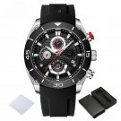 MultiFunction Sports Male Watches Luxury Quartz Chronograph SBB Strap Silicone