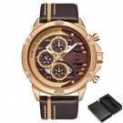 Mens Watches RGCEBN Water Resistant Genuine Leather Band Luxury Trend Multi Function Mens Watches RGCEBN Water Resistant Genuine Leather Band Luxury Trend Multi Function