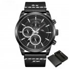 Top Brand Mens BBB Watches Luxury MultiFunction Waterproof Genuine Leather Quartz