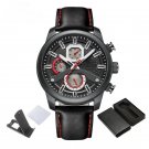 Men Watches BBB Luxury Multi Function Creative Design Genuine Leather Waterproof