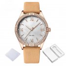 Quartz High Quality Waterproof RGW Watches for Women Personality Leather Strap