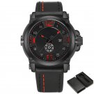 Watches Analog Date BRB for Men Leather Strap Quartz Sport Waterproof