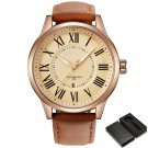 Luxury Brand Leather Watches RGRGBN for Men Quartz Sports Military Waterproof