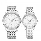 Luxury Elegant Watches Couple SWS Stainless Steel Quartz Date Display Waterproof